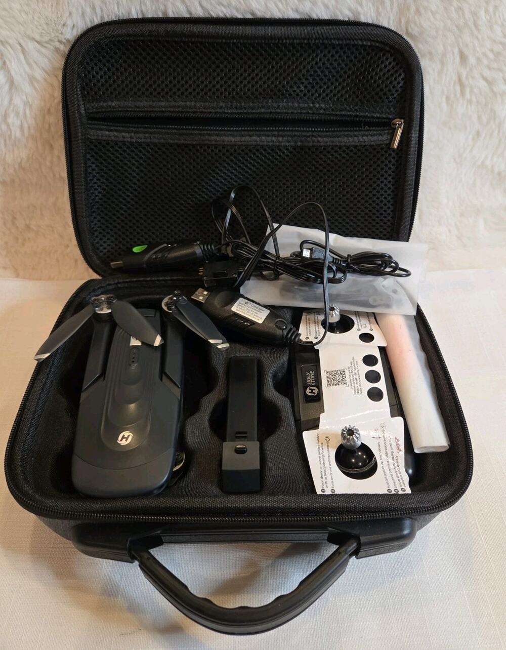 New Holy Stone HS175D GPS Drone 4K Camera Drone Complete Kit Open Box Unused